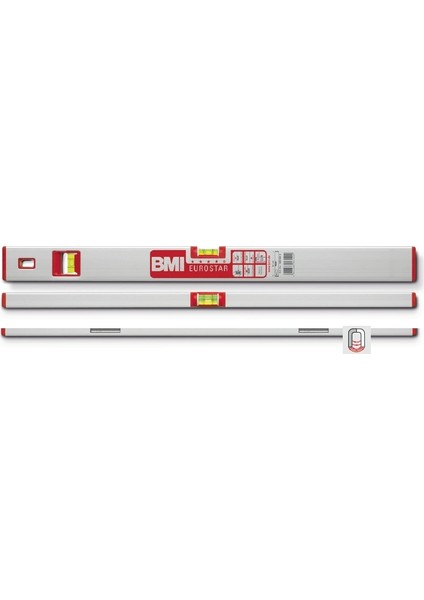 Bmı Euro Star 690050EM 50CM Alüminyum Su Terazisi Mıknatıslı