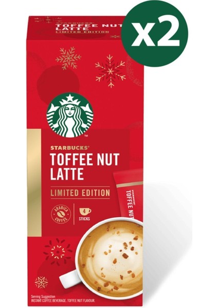 Toffee Nut Latte Kahve Karışımı x 2 Kutu 8X21. 5 gr