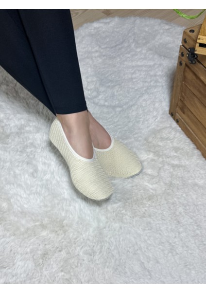 Unisex Basic Ev Patiği Ev Babeti Hava Alan Tasarım Kaydırmaz Taban Esnek Yapı