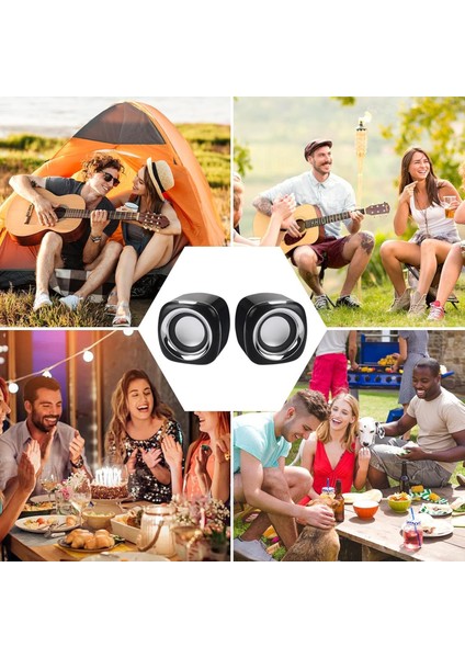 Kablolu USB Multimedya Speaker Mini Hoparlör Bilgisayar Tablet Pc Notebook Uyumlu