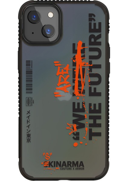 iPhone 13 Uyumlu Kılıf Skinarma Desenli Airbag Tasarımlı Kyanseru Kapak Füme