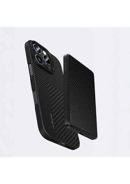 iPhone 16 Pro Max Uyumlu Kılıf M-Safeli Karbon Fiber Benks Yeni Seri Montage Armorair Kevlar Siyah fırsatları