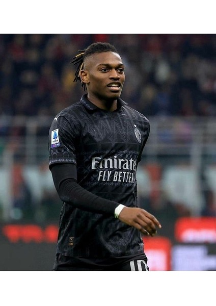 A.c Milan 2023/24 Yeni Sezon Isimsiz Özel Tasarım Konsept Forması (Black Thırd Shırt)