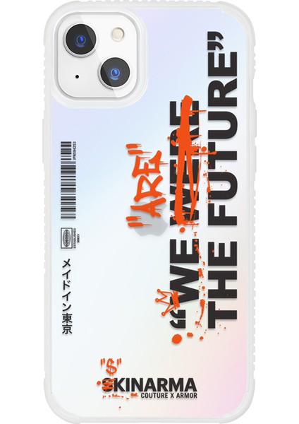 iPhone 13 Uyumlu Kılıf Skinarma Desenli Airbag Tasarımlı Kyanseru Kapak Şeffaf