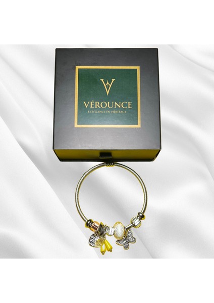 Charm Bileklik - Argent Brillance Rose