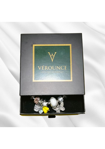 Charm Bileklik - Argent Brillance Rose