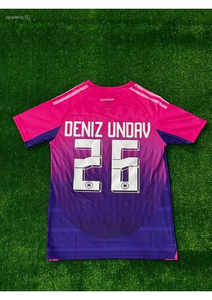 2024/25 Yeni Sezon Almanya #26 Deniz Undav Deplasman Forması Pembe