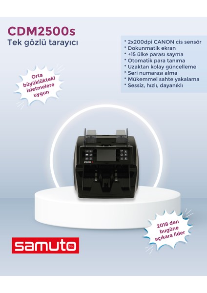 MODEL-2500S para sayma makinesi