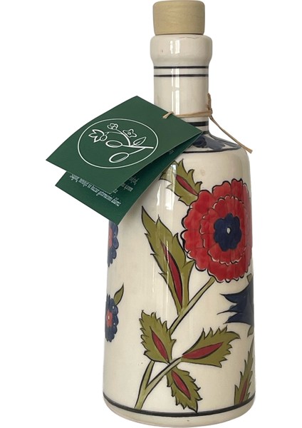Özel Iznik Koleksiyonu Seramik Yağdanlıkta Erken Hasat Zeytinyağı