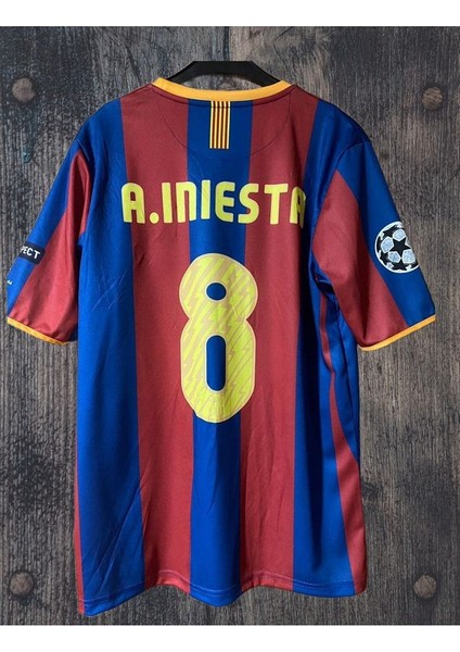 Barcelona 10/11 #8 Iniesta Iç Saha Retro Forması