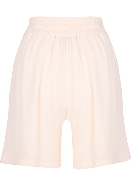 Beli Lastikli Viscon Cotton Şort