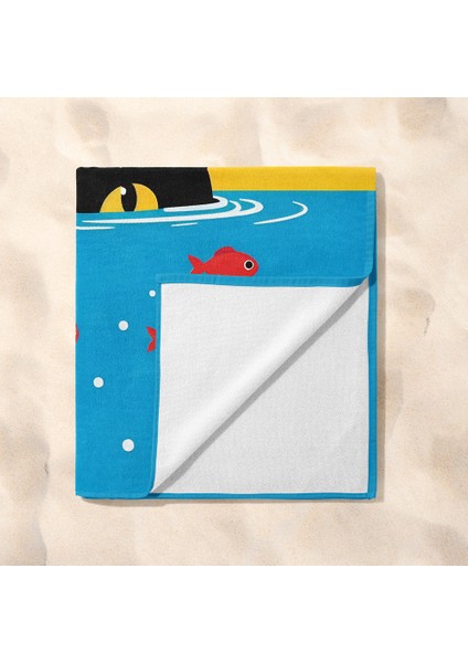 Fishy Business Plaj Havlusu - Pamuk