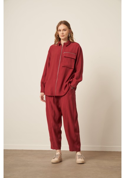 Kadın Modal Takım Bordo