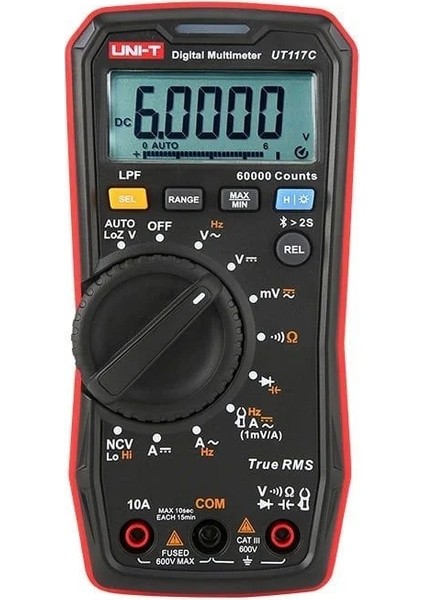 Unit UT117C Yüksek Hassasiyetli True Rms Dijital Multimetre