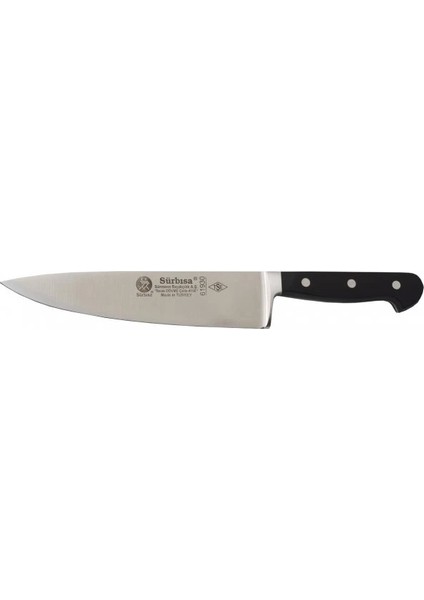 61930 - Sürmene Sıcak Dövme Şef Bıçağı 21 cm