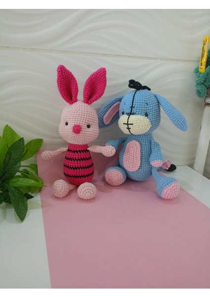 4'lü Amigurumi Oyun Arkadaşı Oyuncaklar Winnie ve Arkadaşları fırsatları