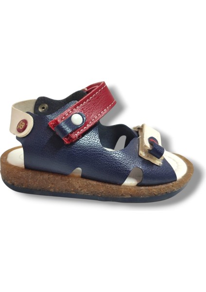 Şirinbebe 1660-20 Çift Cırt Tokalı Erkek Çocuk Sandalet Lacivert Kırmızı 21-25 fiyatları