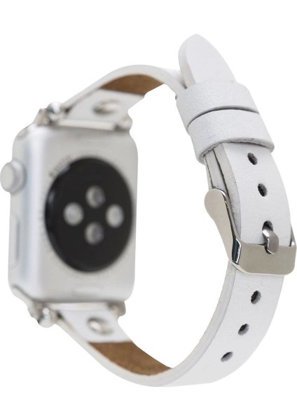 Apple Watch Uyumlu Deri Kordon 38-40-41MM St F3 Beyaz fiyatları