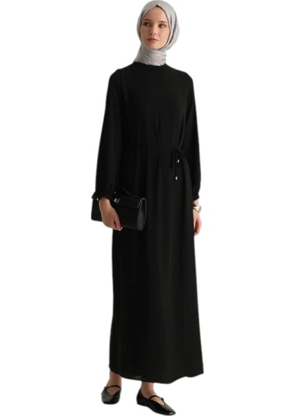 Kadın Ip Kemerli Elbise 25YT927