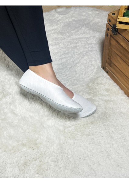Unisex Basic Ev Patiği Ev Babeti Hava Alan Tasarım Kaydırmaz Taban Esnek Yapı