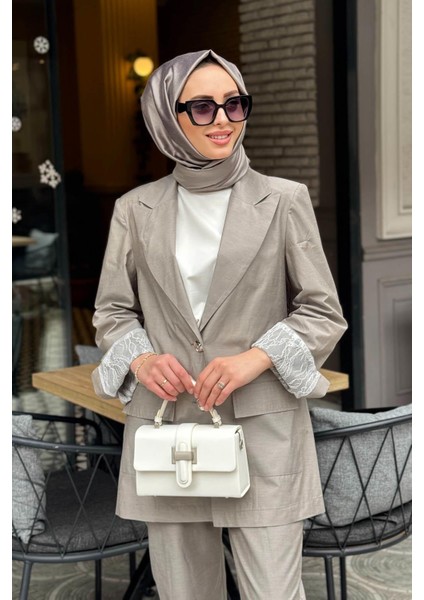 Dalia Takım 25SSCEK0032 Vizon modelleri