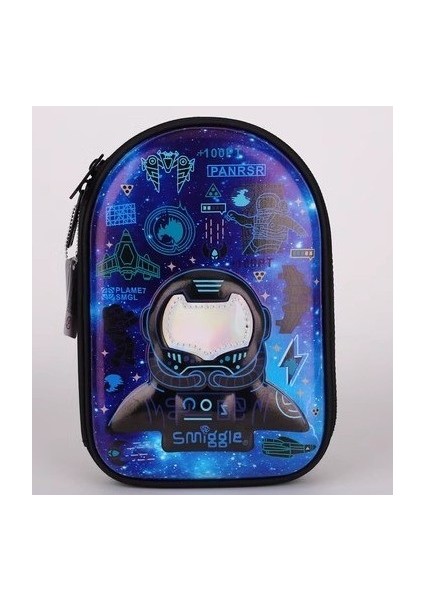 Smiggle Astronot Büyük Boy Kalem Kutusu