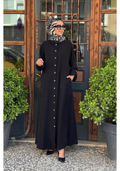 Nurcan Çetin Elbise 25150 Siyah
