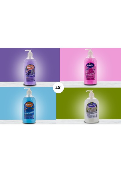 Sıvı El Sabunu 500 ml x 4 Adet