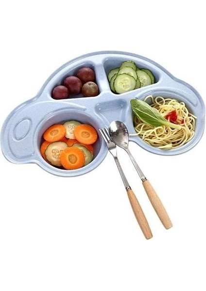 Buffer® Bebekler Için Araba Şeklinde Sevimli Mama Tabağı Çocuk Tabldot