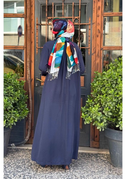 Nurcan Çetin Elbise 25150 Lacivert