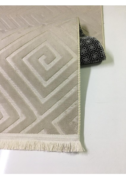Elit Embos Vizon Kahve Kaymaz Taban Yıkanabilir Kesme Halı Yolluk