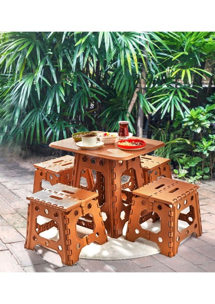 Katlanabilir Çok Amaçlı Plastik Masa ve Sehpa Seti, Kamp, Piknik, Oyun Için Uygun modelleri