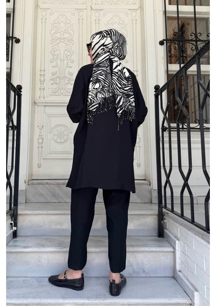Nurcan Çetin Pantolonlu Takım 25441 Siyah