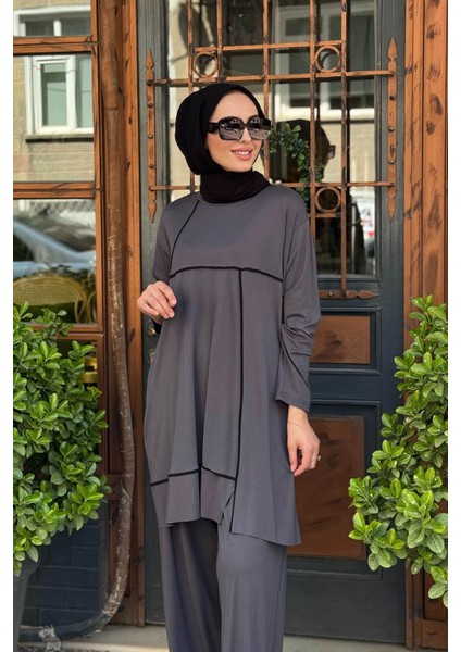 Pantolonlu Takım S-5931 Gri fiyatları