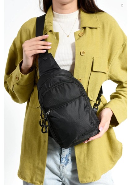 571 Collections Çanta Üç Bölmeli Unisex Göğüs (Bodybag) Çantası (Model: 571-9N)