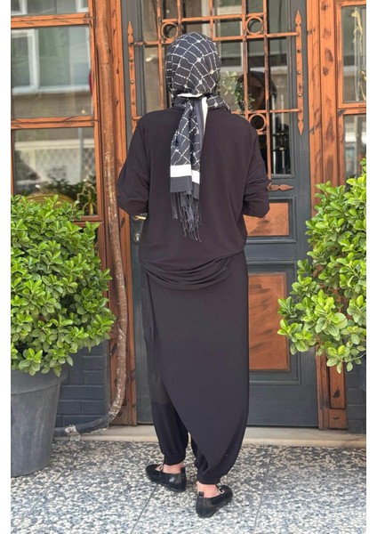 Nurcan Çetin Pantolonlu Takım 24408 Siyah