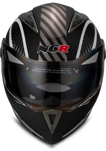 Çene Açılır Motosiklet Kaskı ABS Plastik Siyah Vizör ile Hafif Tasarım fiyatları