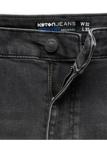 Michael Antrasit Erkek Jean Pantolon 5SAM40032ND indirimleri