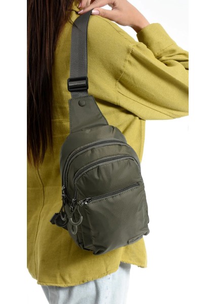 571 Collections Çanta Üç Bölmeli Unisex Göğüs (Bodybag) Çantası (Model: 571-9N)