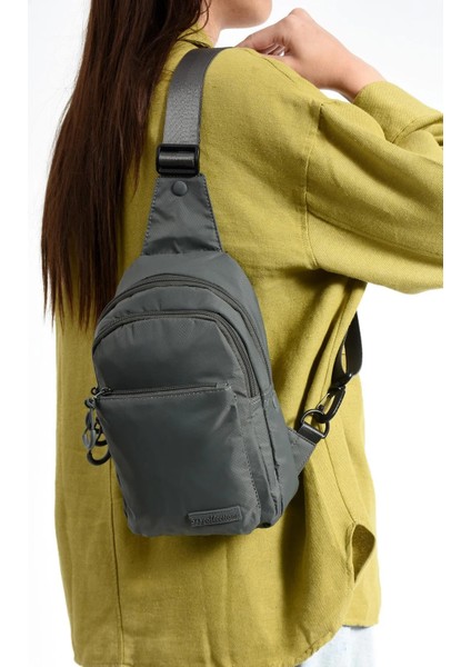 571 Collections Çanta Üç Bölmeli Unisex Göğüs (Bodybag) Çantası (Model: 571-9N)