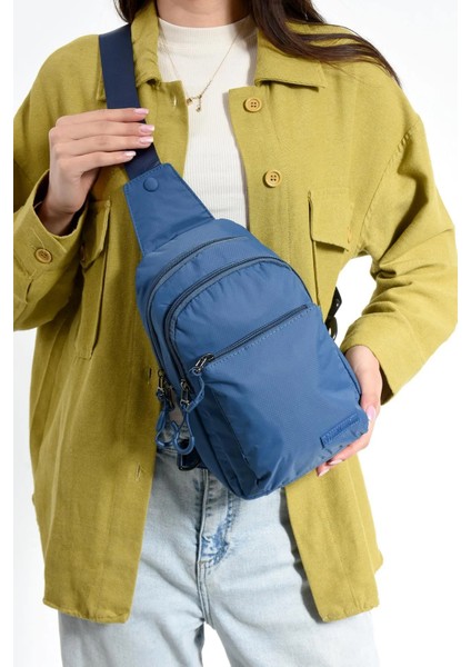 571 Collections Çanta Üç Bölmeli Unisex Göğüs (Bodybag) Çantası (Model: 571-9N)