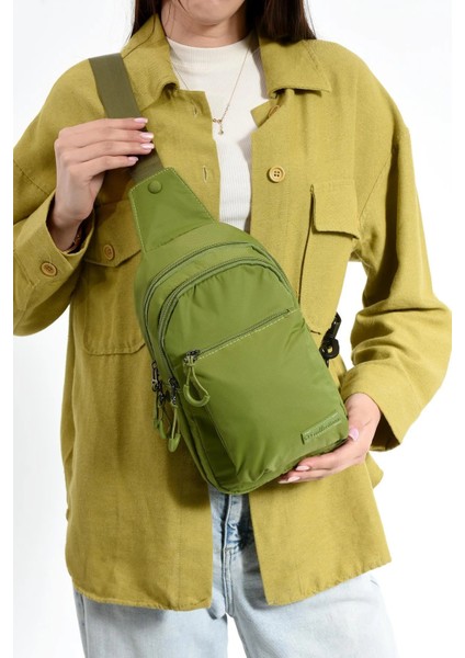 571 Collections Çanta Üç Bölmeli Unisex Göğüs (Bodybag) Çantası (Model: 571-9N)