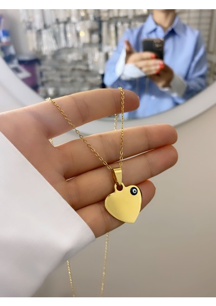 Çelik Kişiye Özel Kalp Kolye Aşk Kolye Özel Tasarım Kolye fiyatları