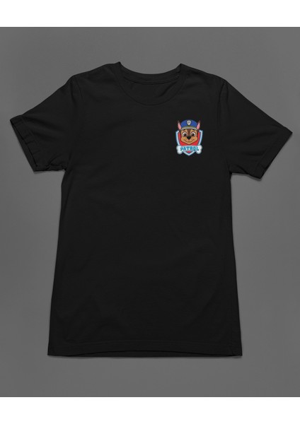 Kahraman Patiler Chase Paw Patrol Unisex Tişört T-Shirt