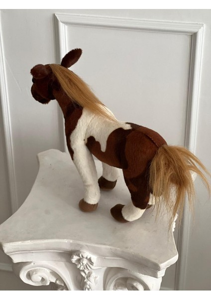 Çocuk Sevimli At Oyun&uyku Arkadaşı Peluş Yastık Kahverengi 35 cm fiyatları
