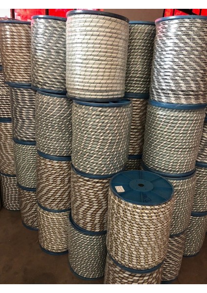 Polyester Ipek Halat 6 mm Gemici Halatı 10 Mt.