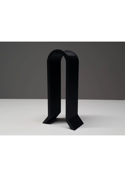 Minimalist Kulaklık Standı Siyah Renk