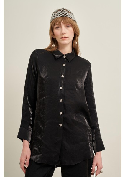 Parlak Modal Takım Siyah modelleri