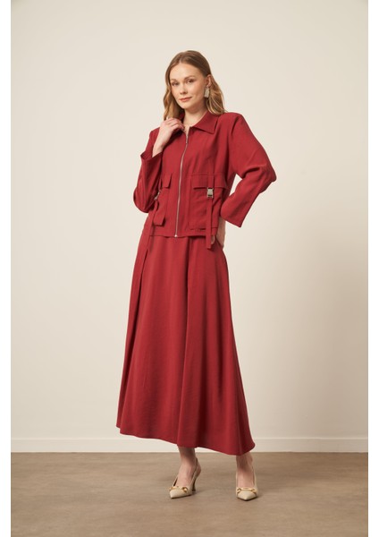 Kadın Kupra Takım Bordo indirimleri