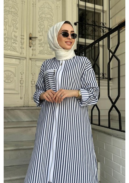 Nurcan Çetin Tunik 25233 Lacivert